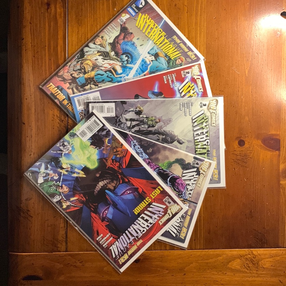 Justice league international set of 1-5